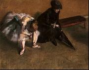 Edgar Degas Waiting oil painting